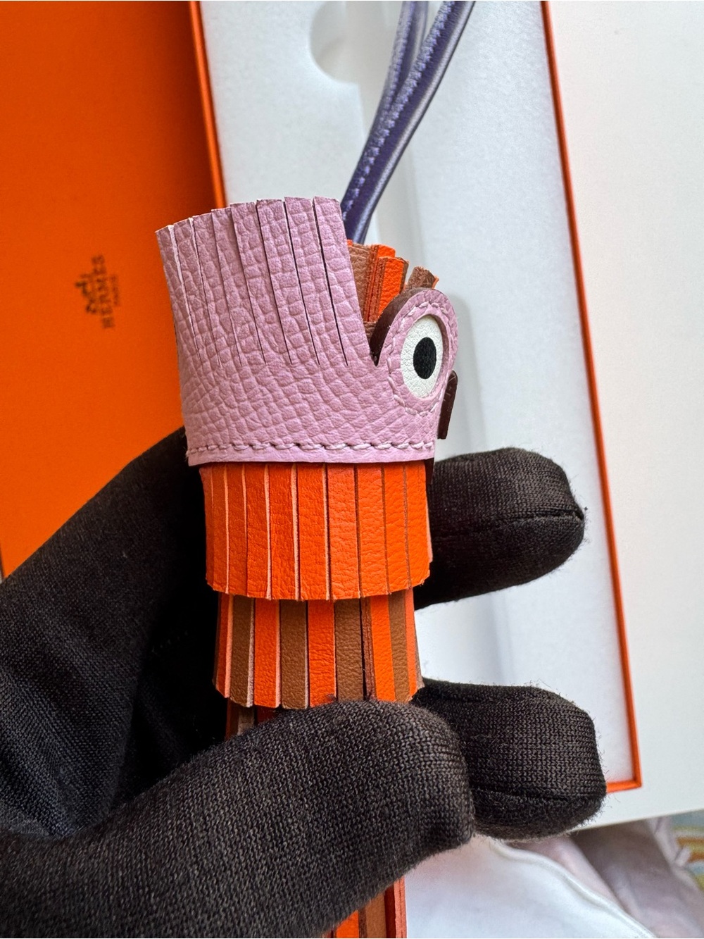 💞Authentic💞Hermes Chouette Bag Charm - BRAND NEW/ NEVER WORN - Picture 5 of 12